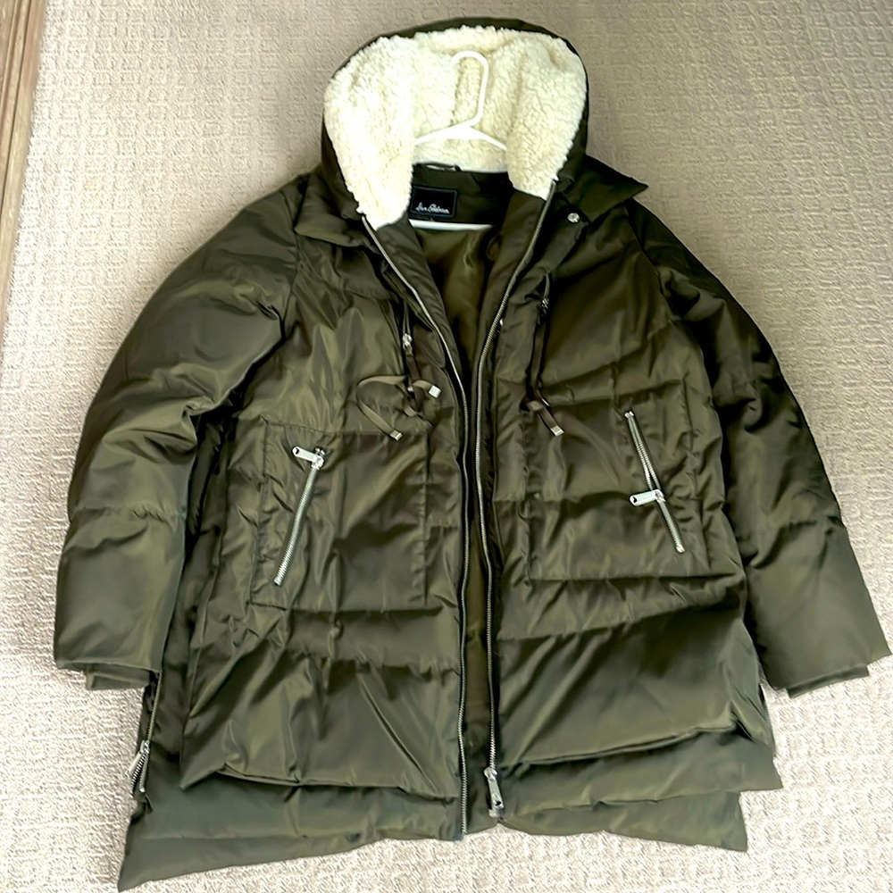 Sam Edelman Puffer Parka Green Women’s size L